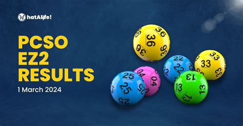 lotto result march 1|March 1, 2024 (Friday) .